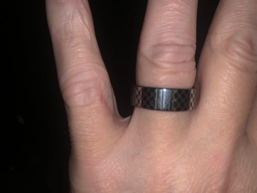 Customer photo review of Red & White Keffiyeh