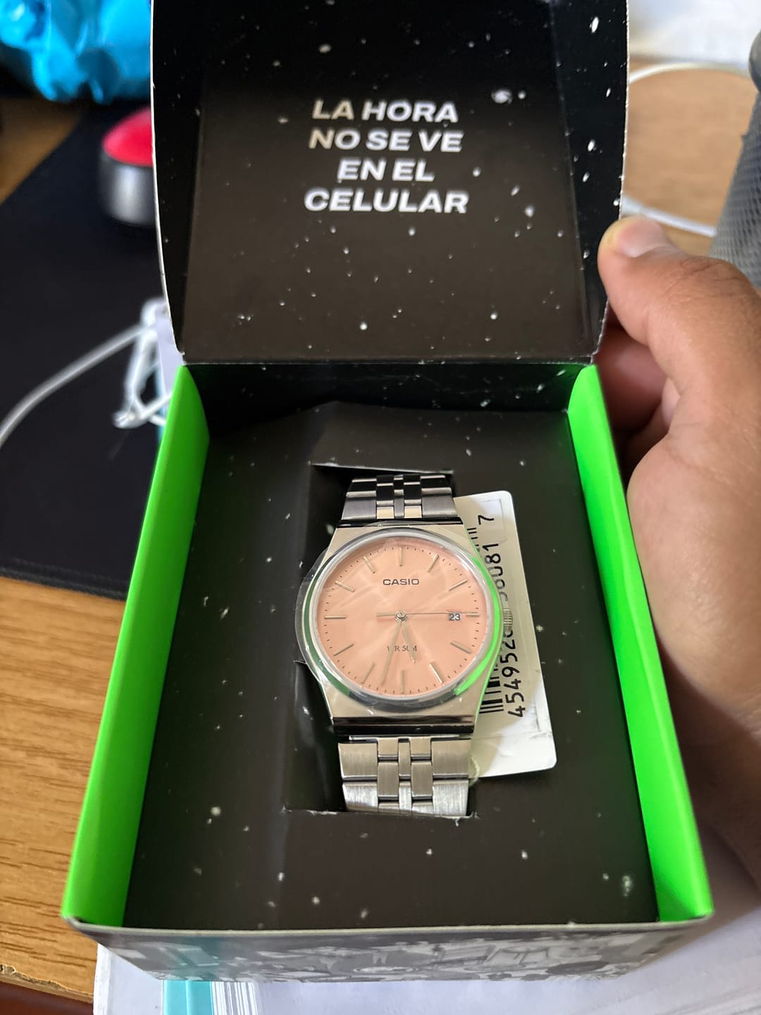 Customer photo review of Reloj Casio Análogo MTP-B145D-4AV "Barbie" Rosa 35mm