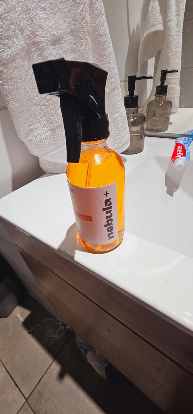 Customer photo review of SPRAY AROMATIZANTE ESENCIAS FRUTALES NEBULA+ (250 ml)