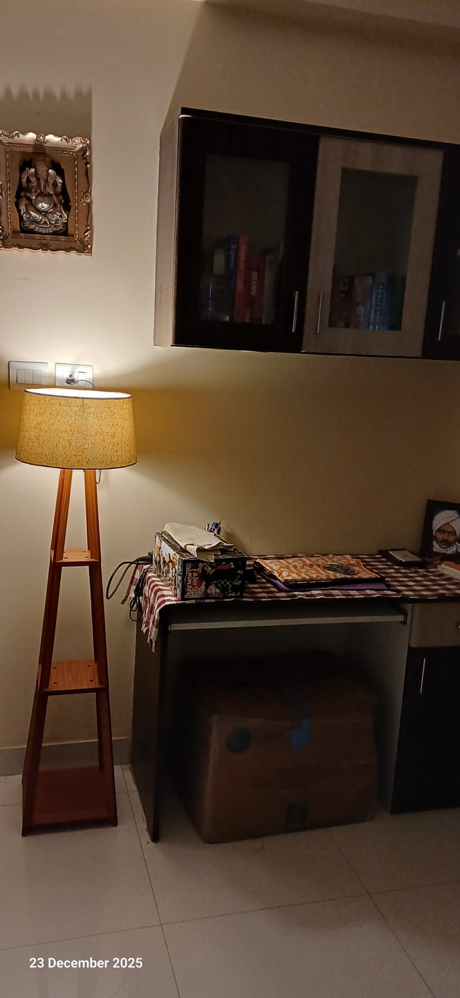 Customer photo review of Decorative  Wooden Floor Lamp for Home Decoration Living Room Corner