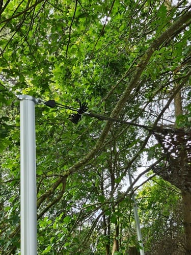 Customer photo review of Aluminium bevestigingsvoet voor telescopische mast