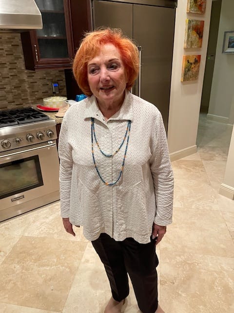 Customer photo review of Nava Zahavi Mesmerizing Kyanite Necklace