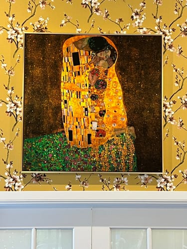 Customer photo review of The Kiss, 1908 by Gustav Klimt