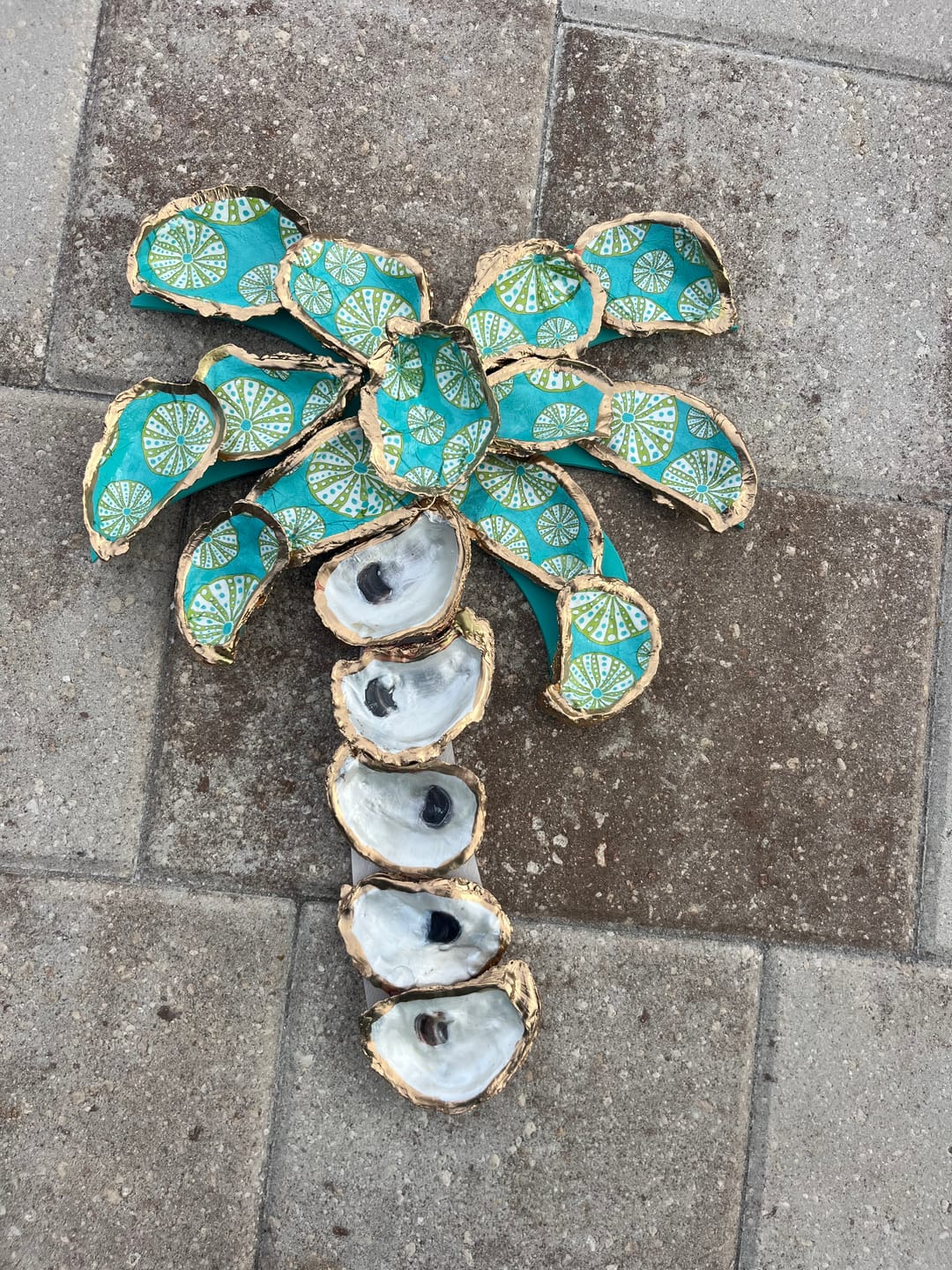 Customer photo review of Unfinished Wood Simple Palm Tree Silhouette | DIY Tropical Beach Craft Cutout | up to 46" DIY