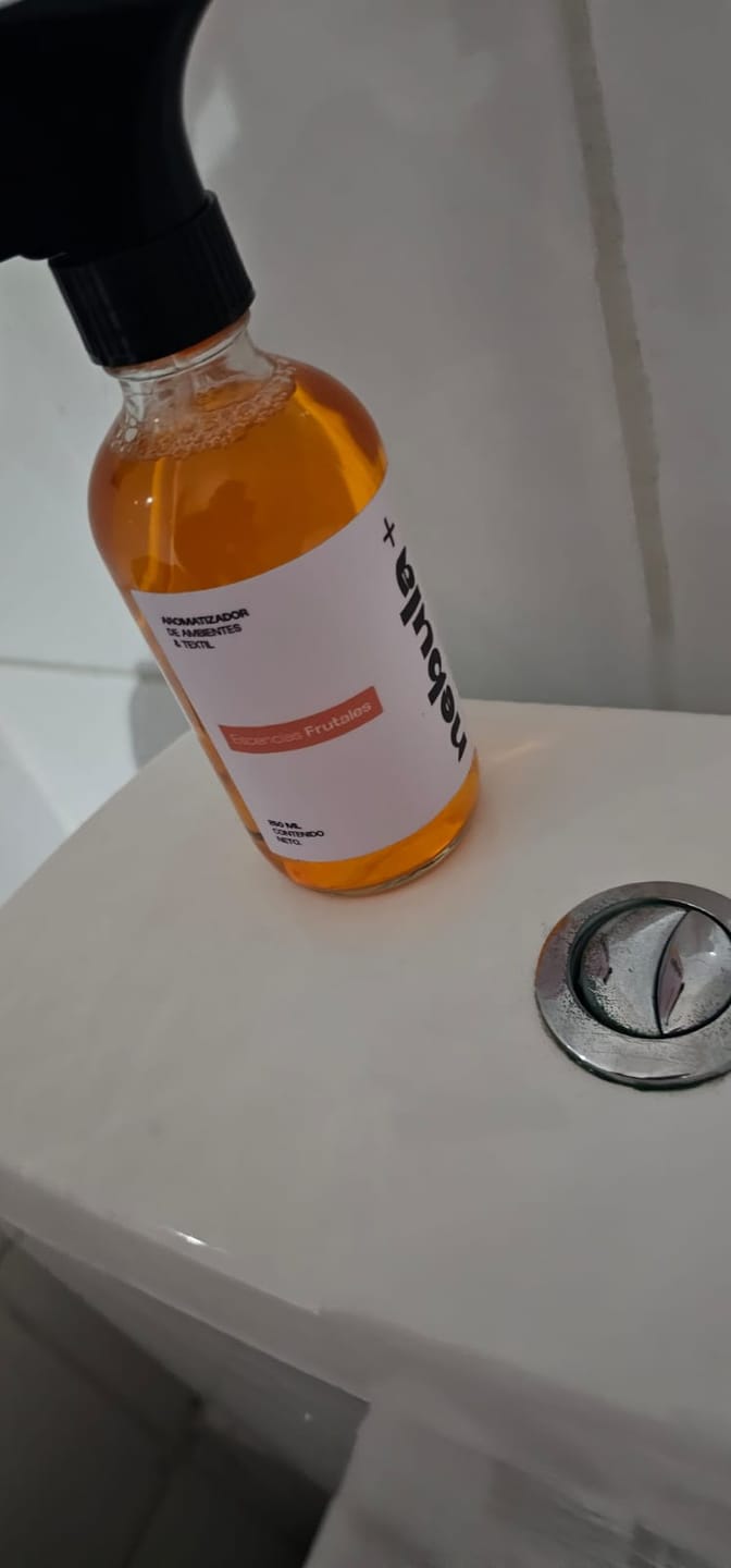 Customer photo review of SPRAY AROMATIZANTE ESENCIAS FRUTALES NEBULA+ (250 ml)