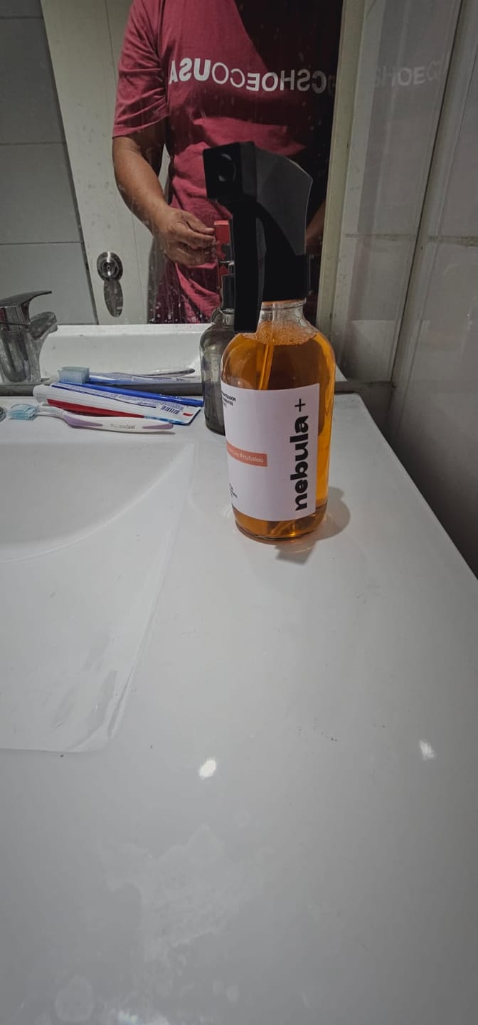 Customer photo review of SPRAY AROMATIZANTE ESENCIAS FRUTALES NEBULA+ (250 ml)