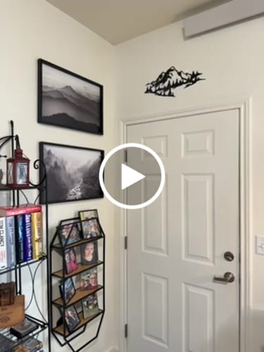 Customer video review of Mountain Range View - Metal Wall Art