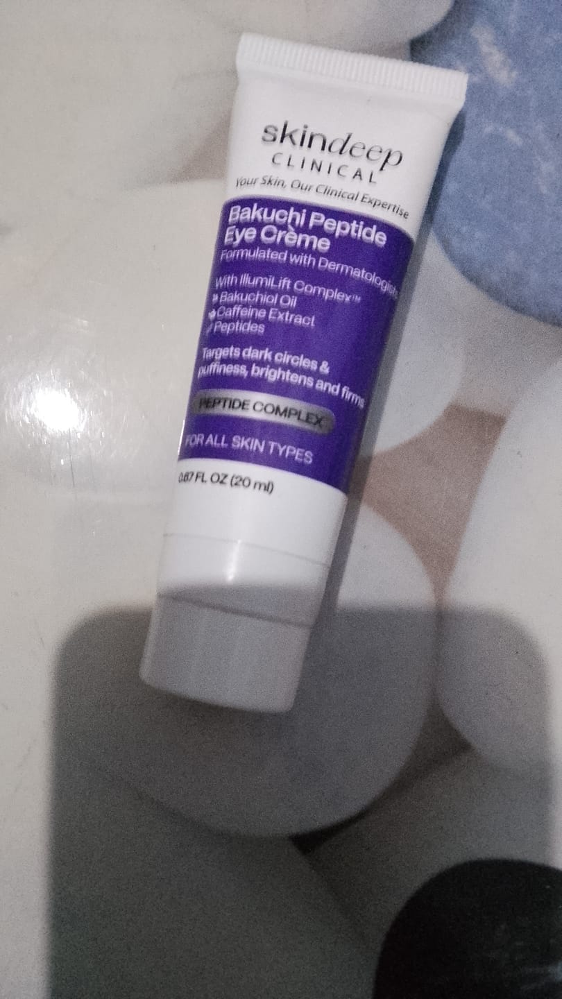 Customer photo review of Bakuchi Peptide Eye Crème