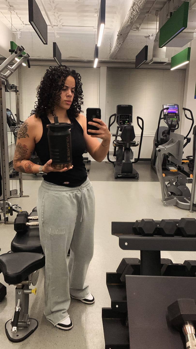 Customer photo review of 2077 - Flare Sweats