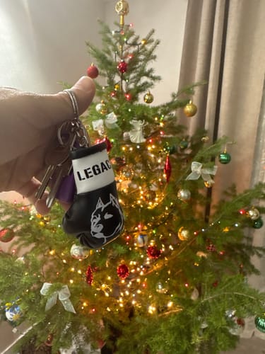 Customer photo review of LEGACY BOXING GLOVE KEY CHAIN