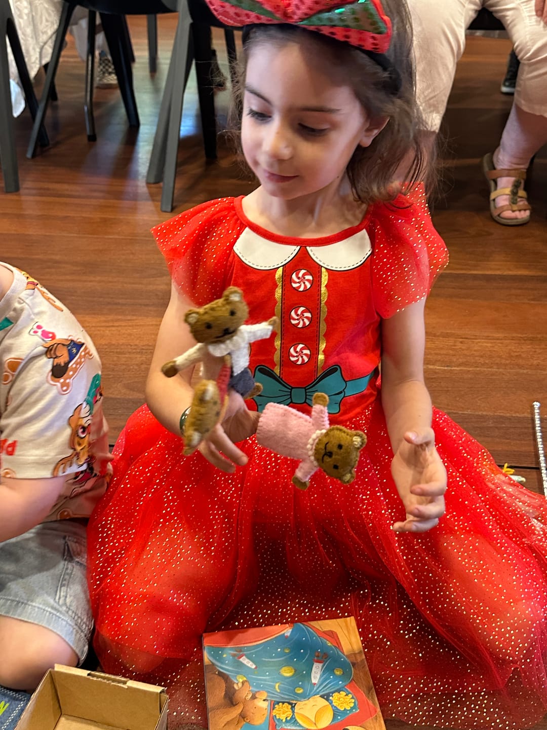 Customer photo review of Goldilocks and the Three Bears, Finger Puppet Set
