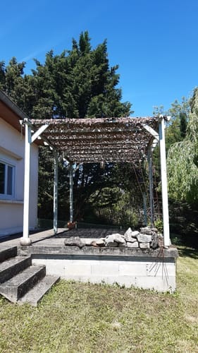 Customer photo review of Woodland camouflagenet