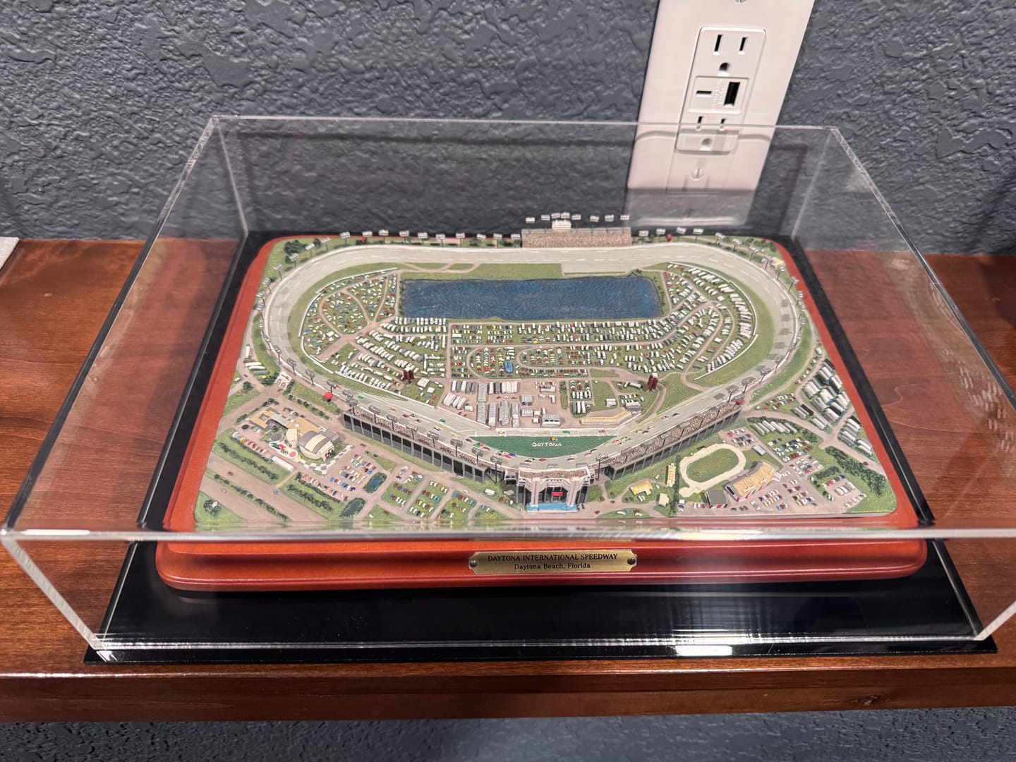 Customer photo review of Versatile Acrylic Display Cases with Double Sheet Base with Clear Case