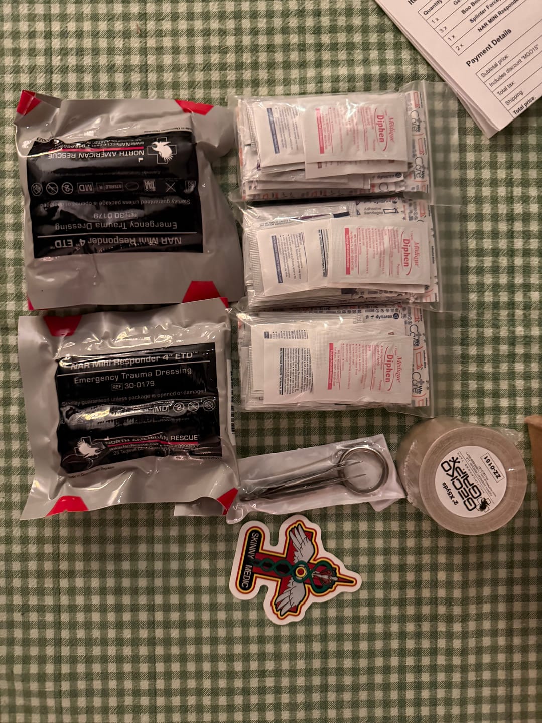 Customer photo review of Boo Boo Kit | Compact First Aid Kit for Families, EDC & Outdoor Use