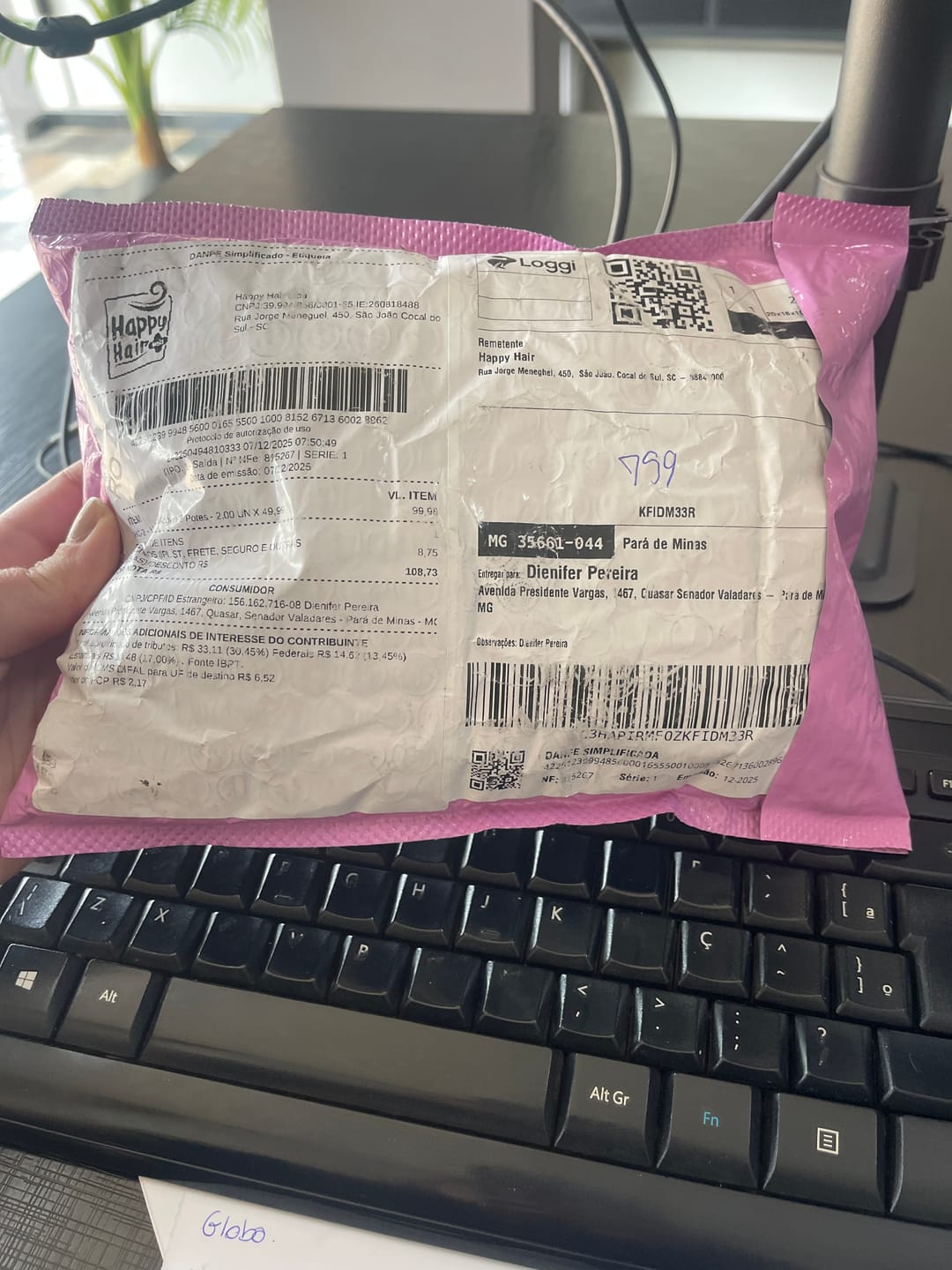 Customer photo review of Happy Collagen 2 Potes