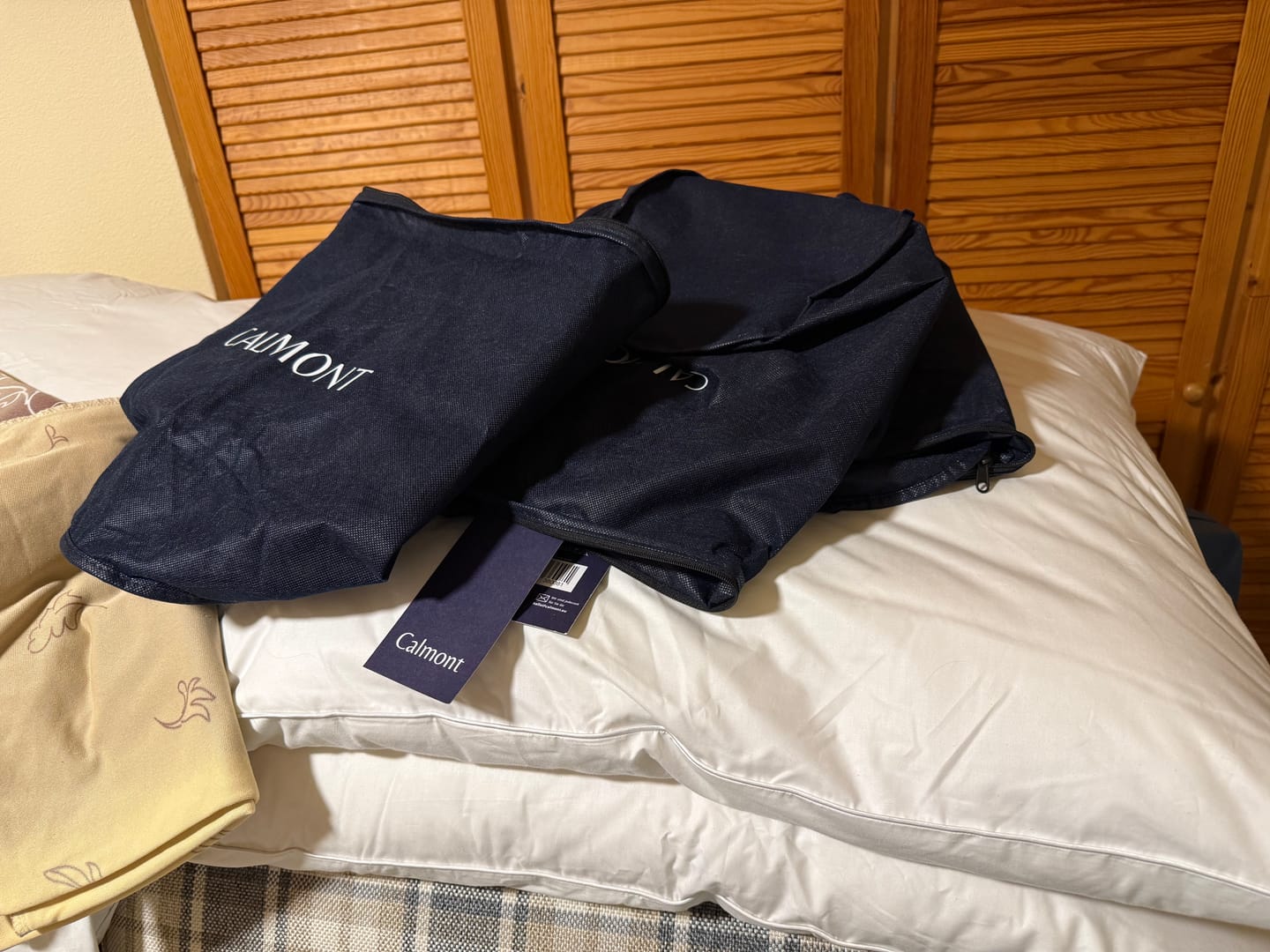 Customer photo review of 3-Kammern Daunenkissen