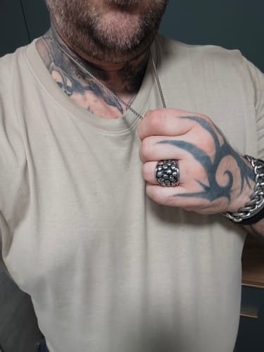 Customer photo review of RebelGer 316L Stainless Steel Chain