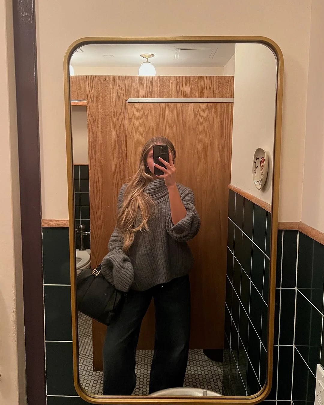 Customer photo review of Margaux Off-Shoulder Knit Sweater