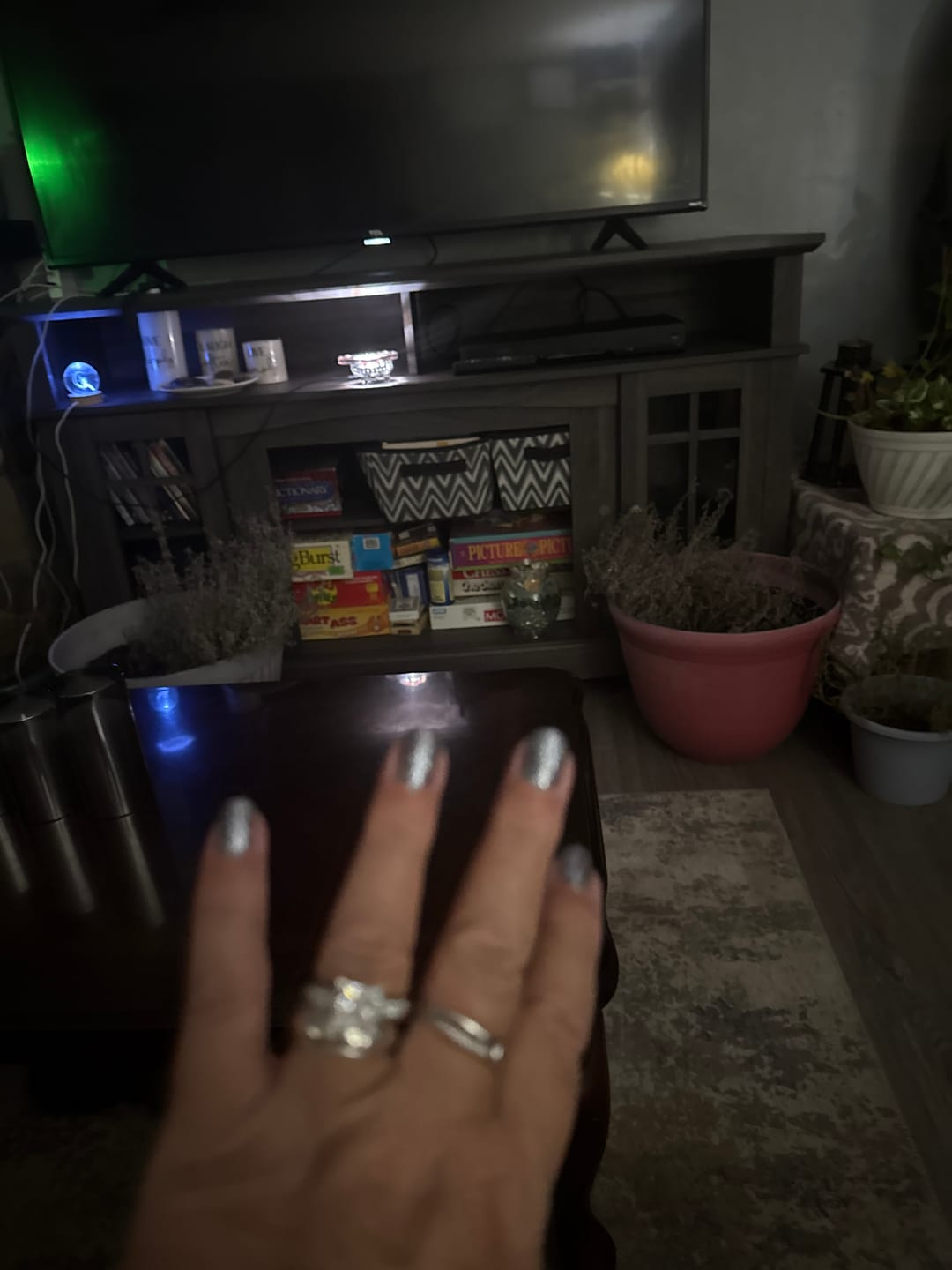 Customer photo review of Princess Cut Moissanite Staircase Channel Set Engagement Ring