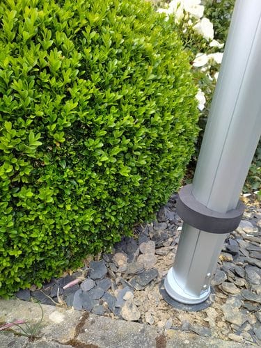 Customer photo review of Aluminium bevestigingsvoet voor telescopische mast