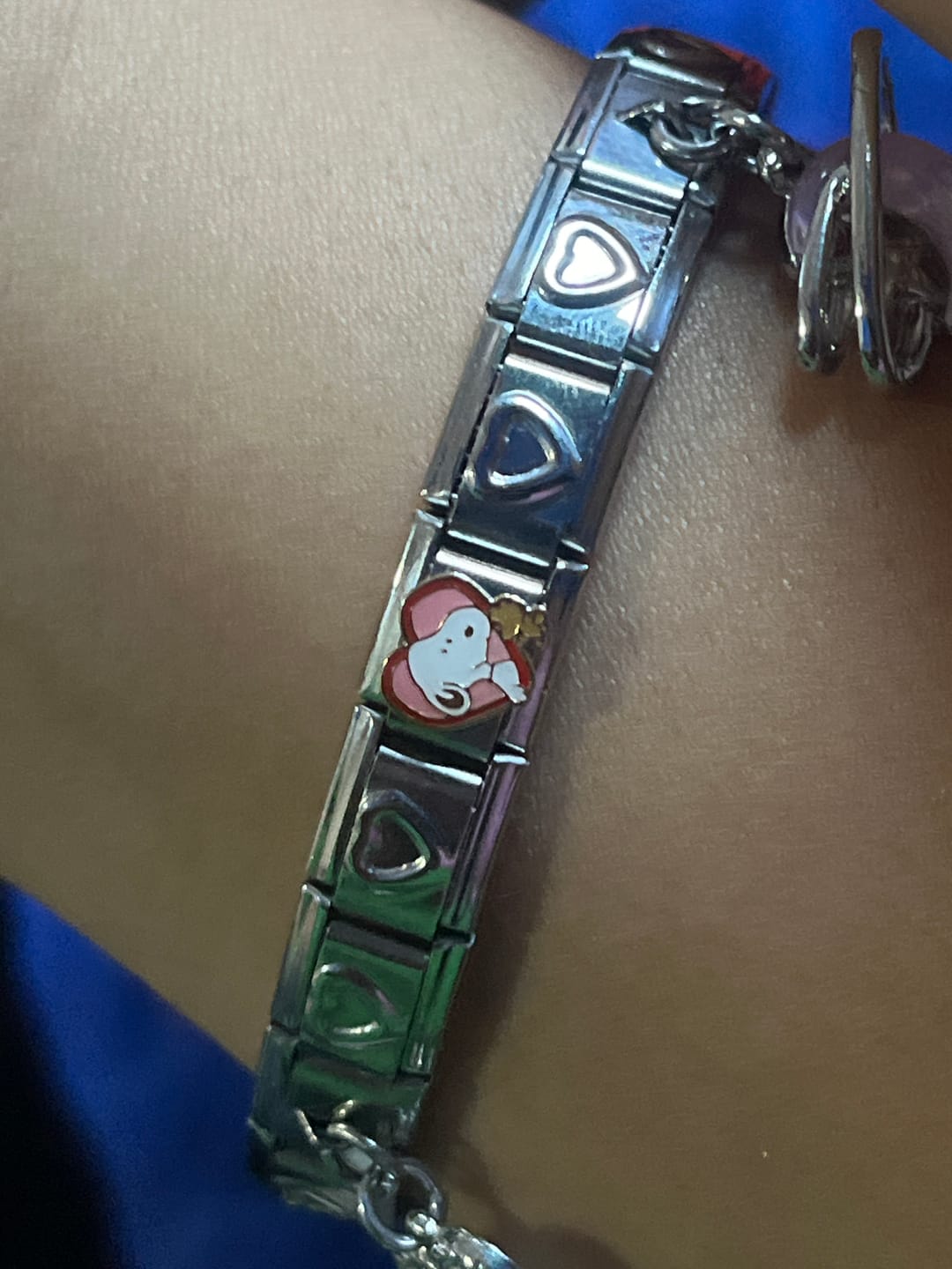 Customer photo review of Charm Snoopy Corazón