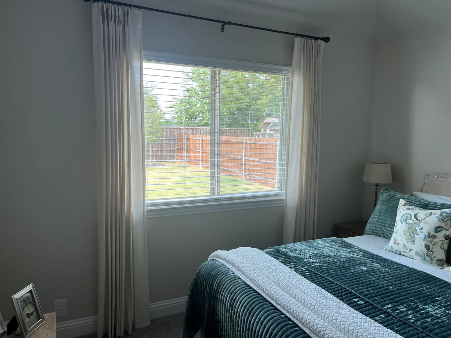 Customer photo review of Jessa Linen Dense Woven Curtains
