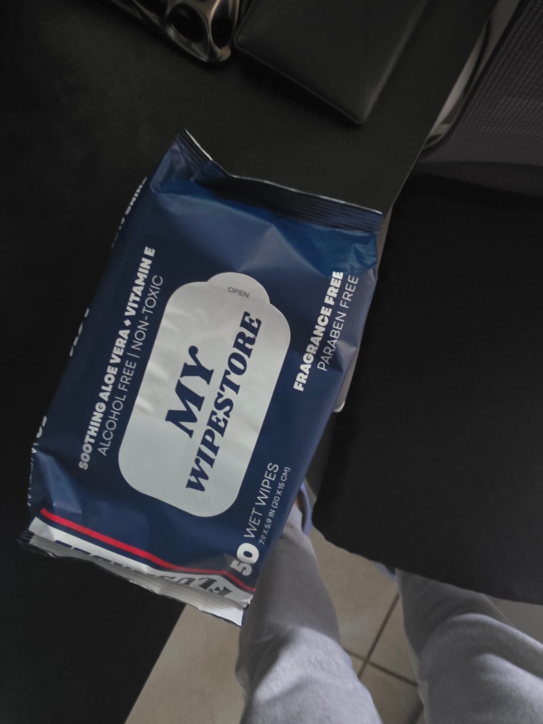 Customer photo review of My Wipes Premium Flushable Wipes