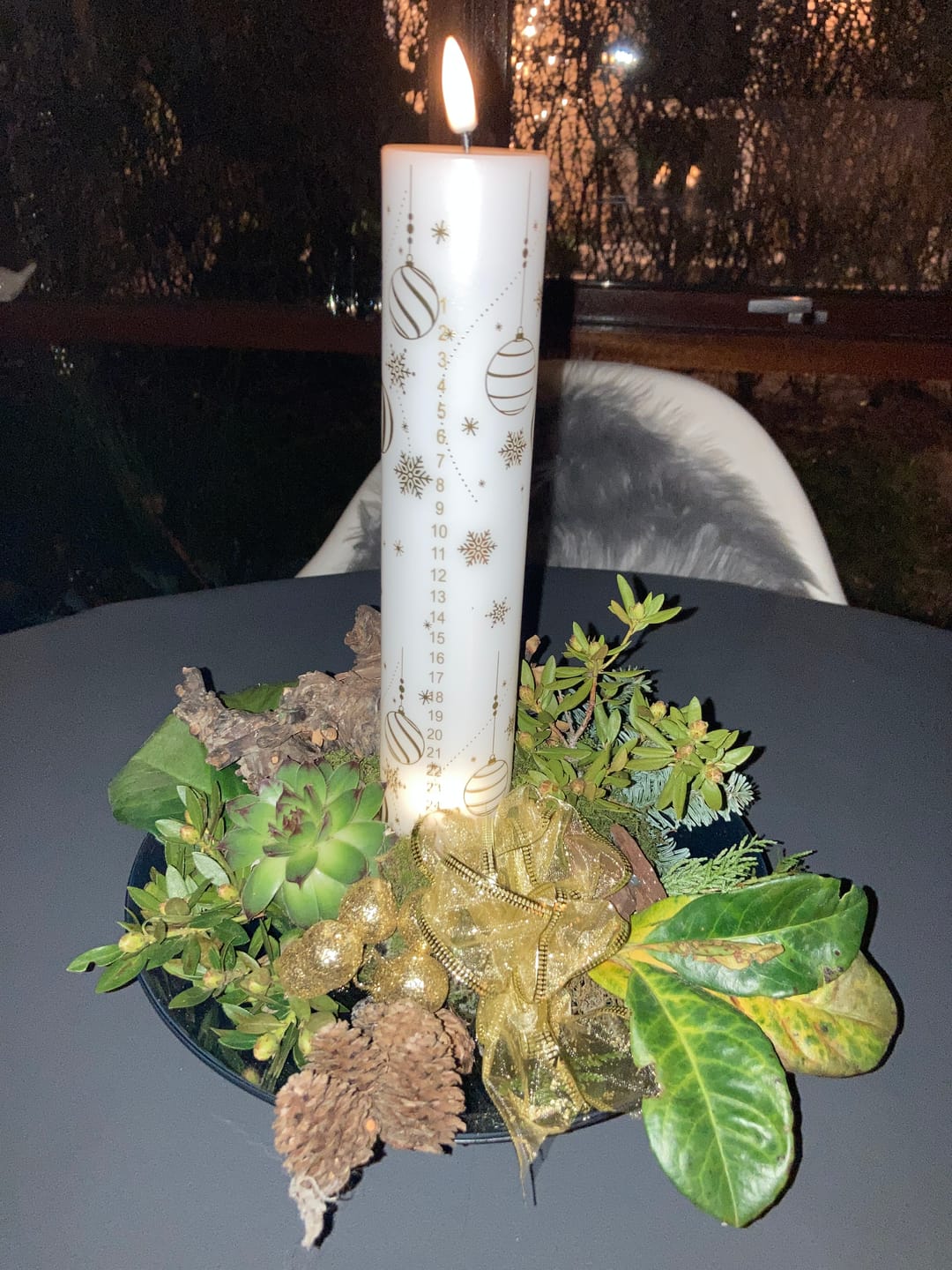 Customer photo review of LED Kalender lys - Guld