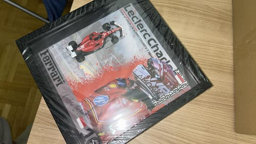 Customer photo review of Charles Leclerc #16 Ferarri