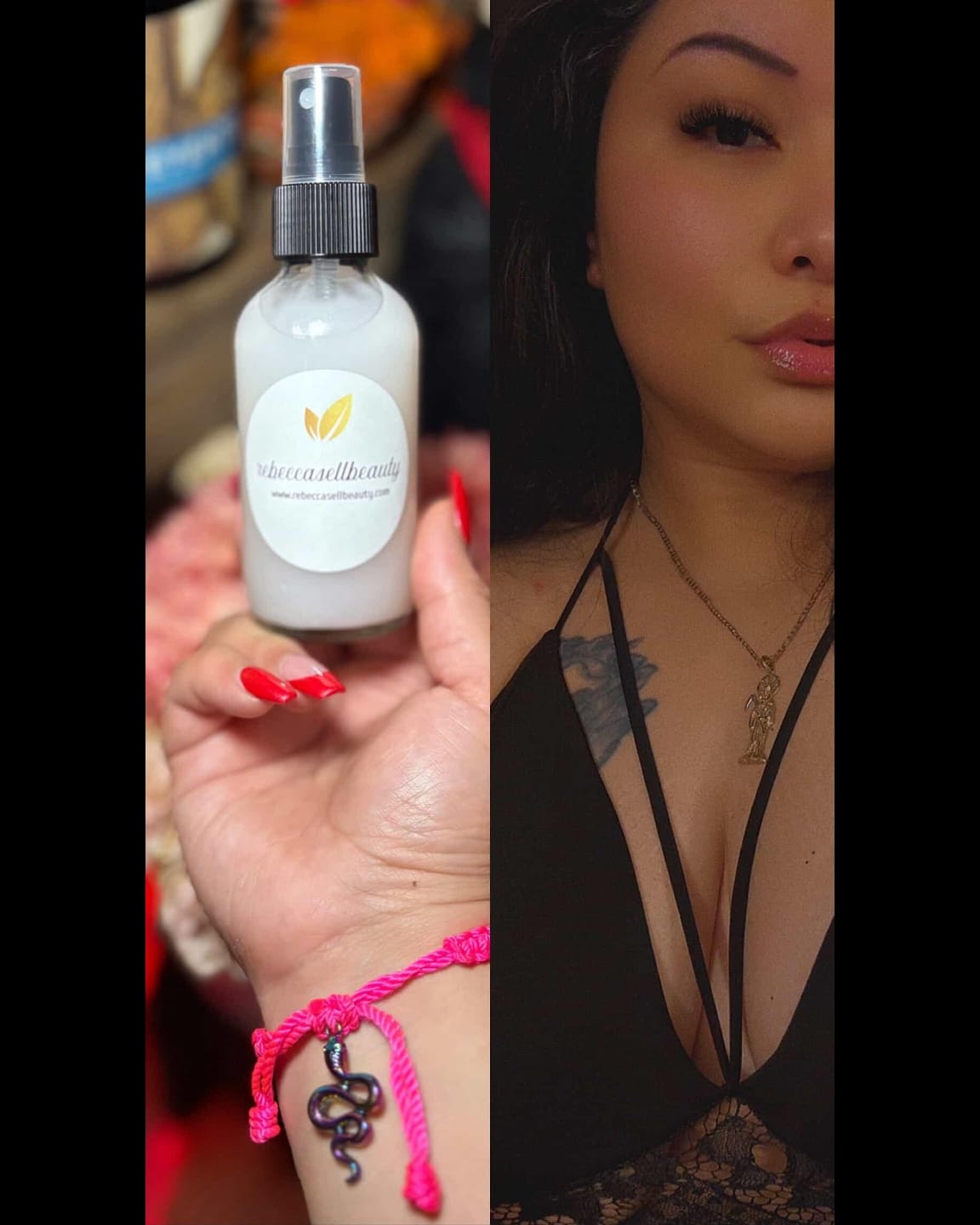 Customer photo review of Emerge Facial Toner Spray