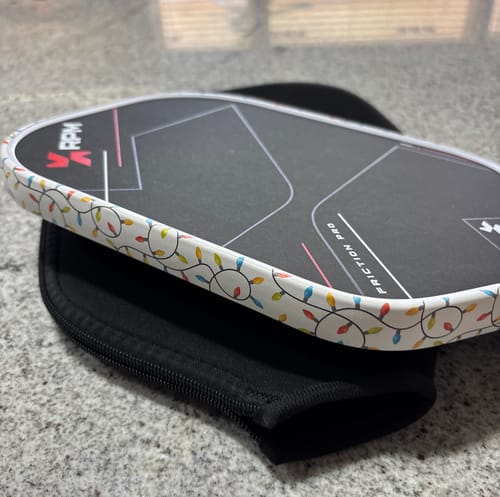 Customer photo review of Green Floral Edge Tape (3 pack) - Pickleball Paddle Edge Tape