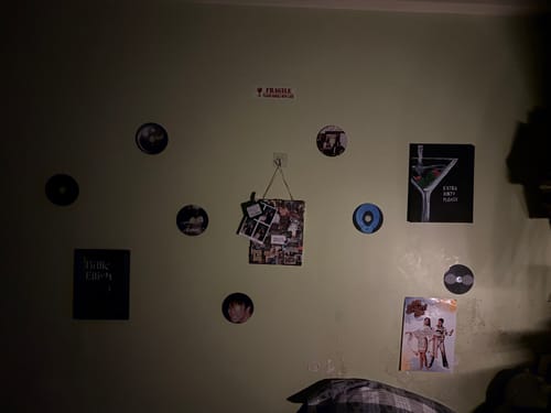 Customer photo review of MUSIC CD DECOR SET - ALTERNATIVE