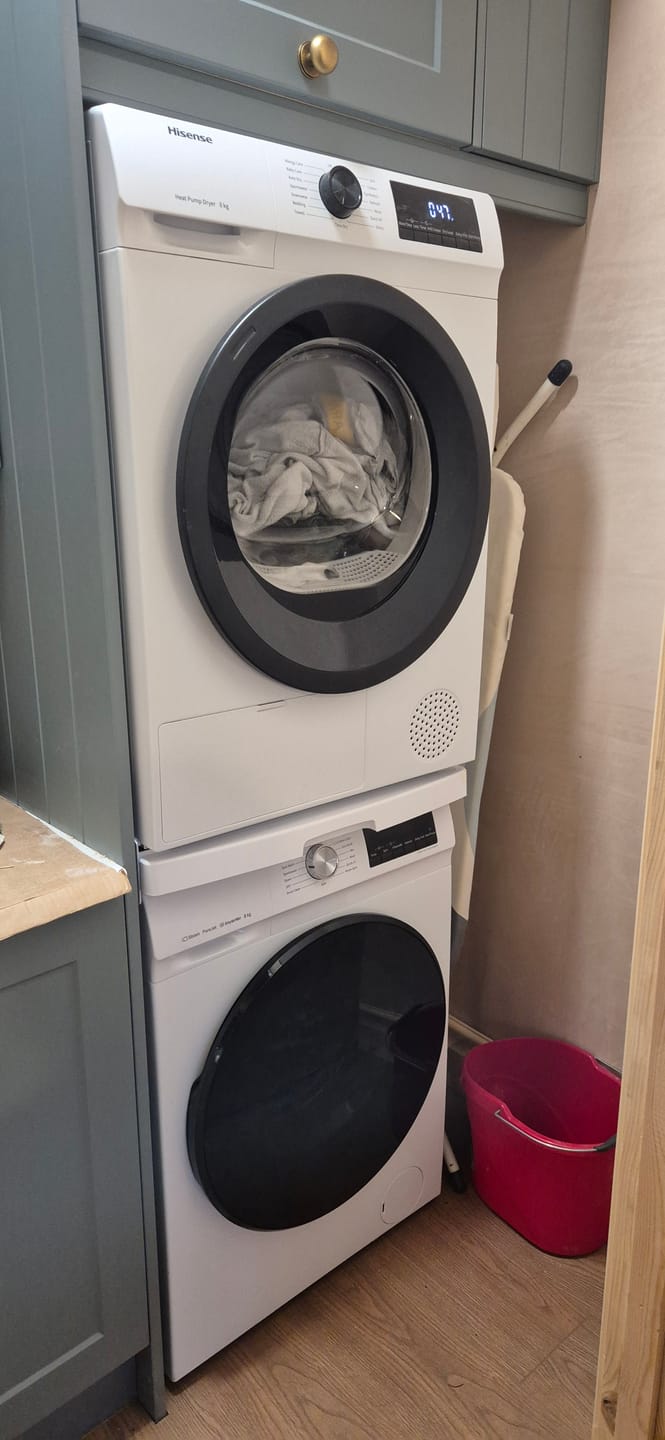 Customer photo review of Universal Stacking Kit with Sliding Shelf