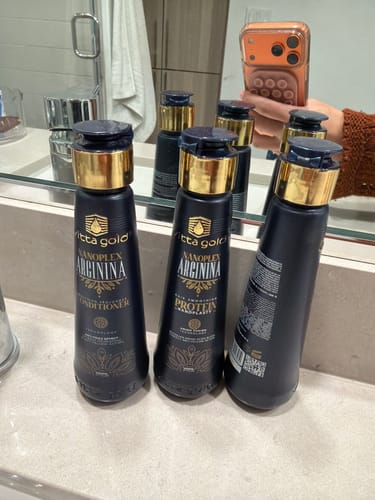 Customer photo review of Nanoplex Arginina™ Hair Straightening Intro Set 200ml (6.7 fl.oz)