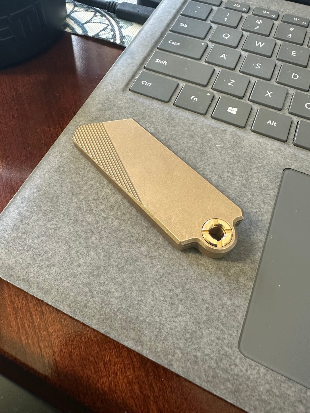 Customer photo review of 🌟Holiday Sale🌟 PICHI G9 Utility Knife (Titanium/Brass)