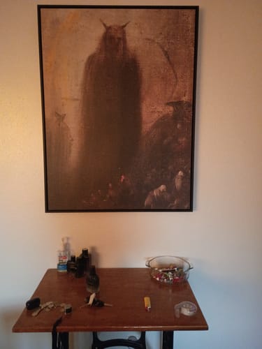 Customer photo review of Ghostly Vision | Francisco Goya | 1801