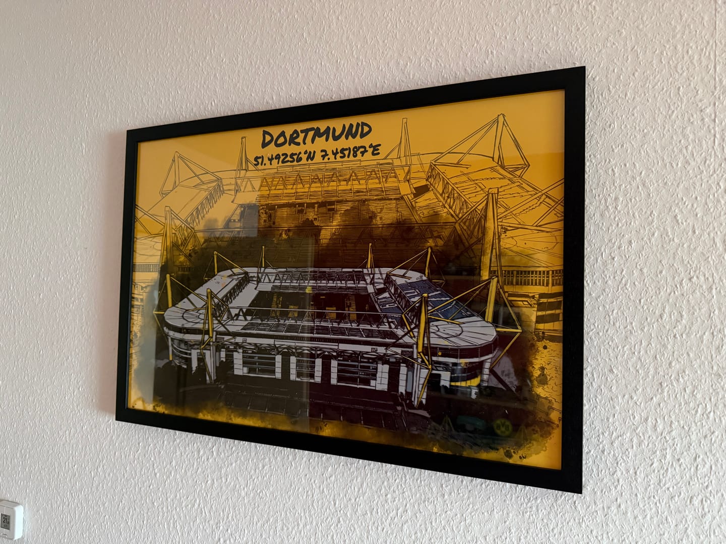 Customer photo review of Stadion Poster Dortmund Art Print