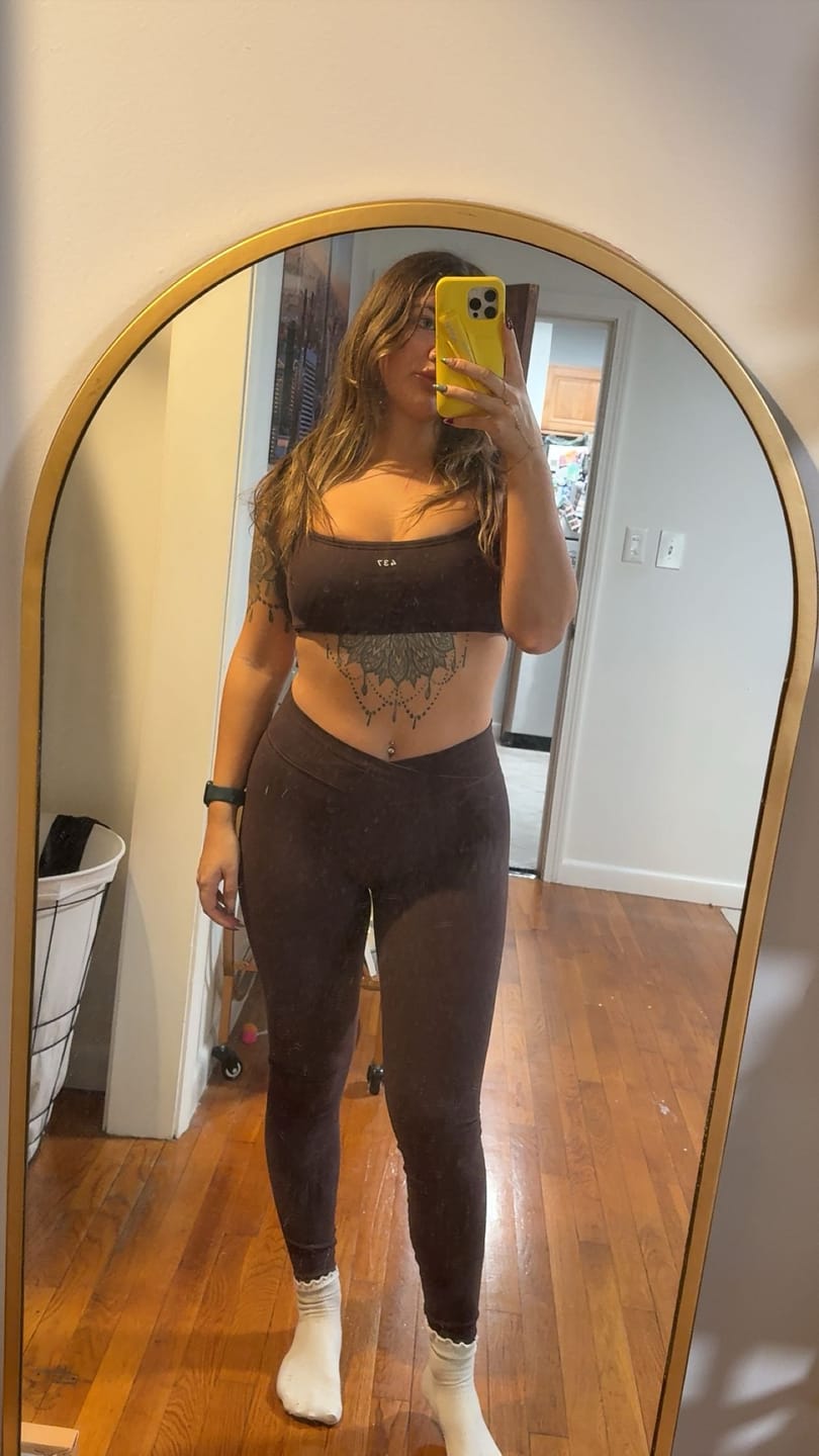 Customer photo review of The Micro Bra / Espresso