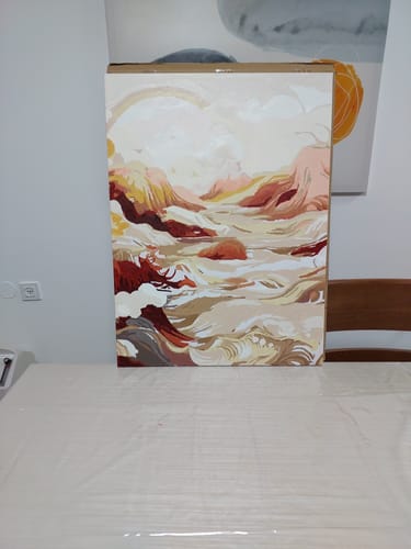 Customer photo review of צביעה לפי מספרים בעיצוב אישי