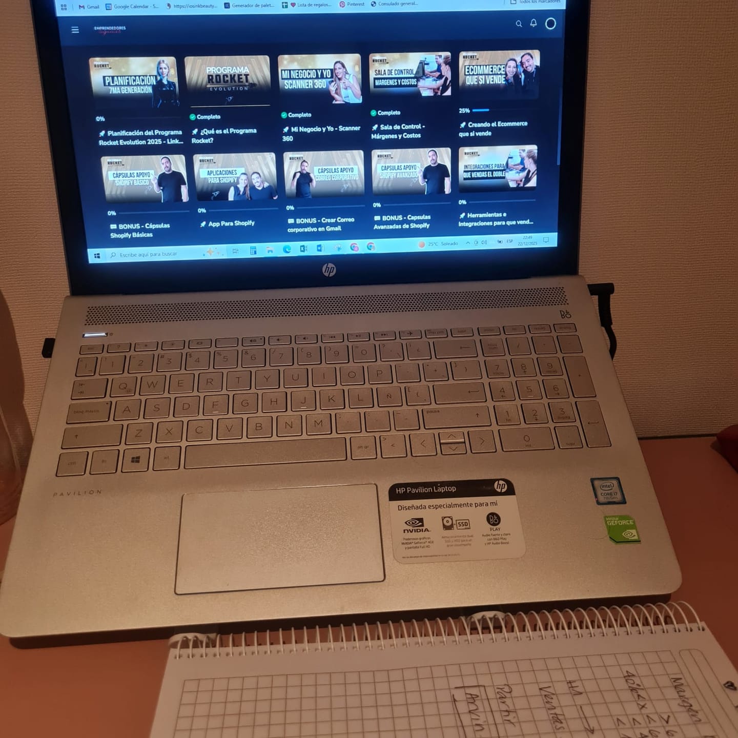 Customer photo review of Programa Rocket 🚀 Ecommerce en Shopify