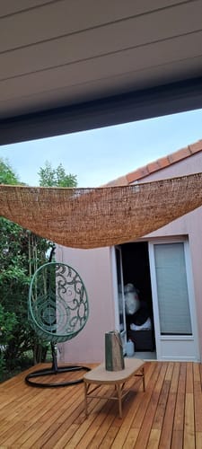 Customer photo review of Schaduwdoek kokosvezel