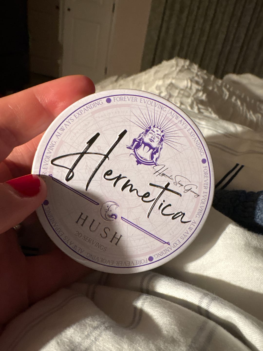 Customer photo review of Hush Gummies – Herbal Sleep & Relaxation Aid