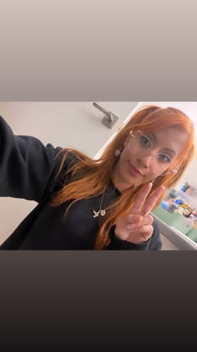 Customer photo review of Meow Eyeglasses