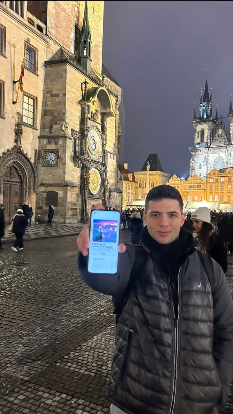 Customer photo review of Prague City Guide (Itinerary + Map)