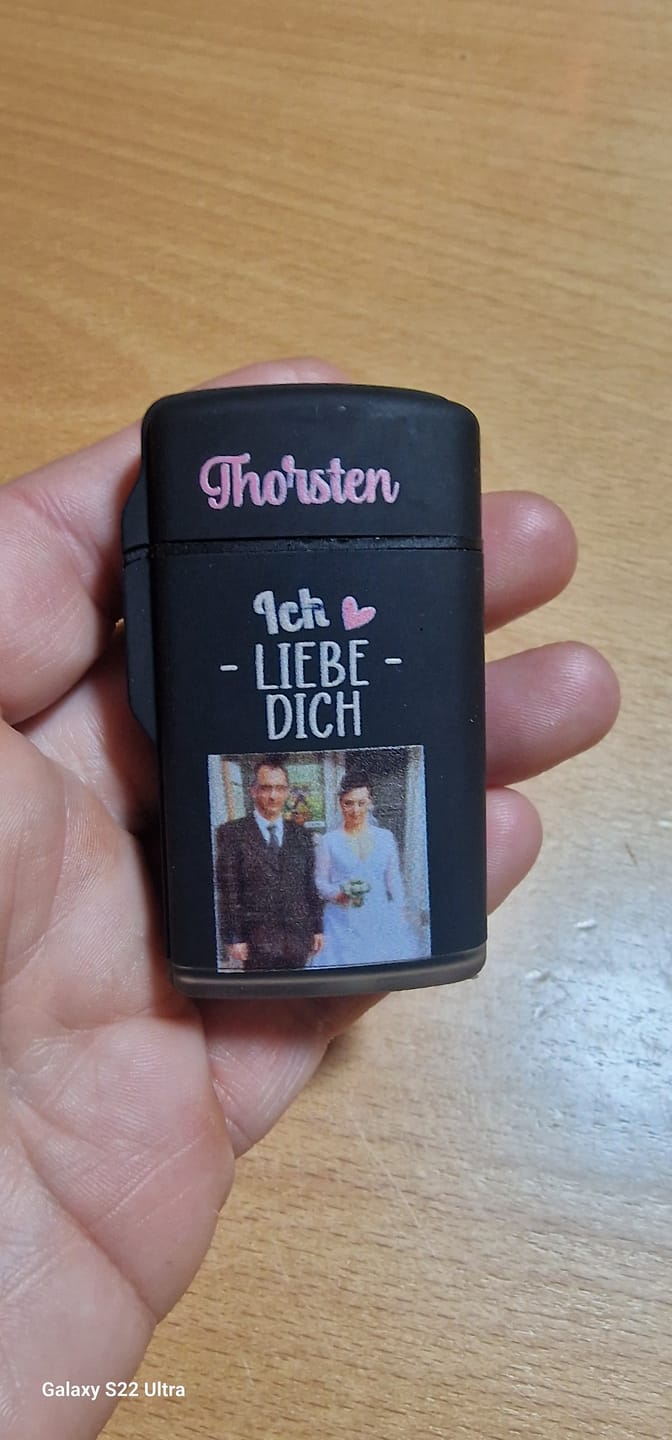 Customer photo review of Lieblingsmensch - Paar-Sturmfeuerzeug