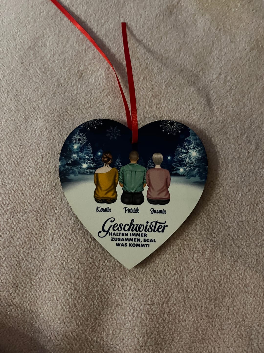 Customer photo review of Weihnachten mit der Familie - Familien-Baumschmuck