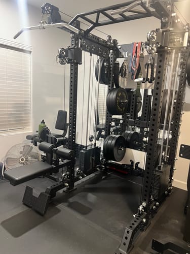 Customer photo review of Blazzed HD1 Squat Rack Functional Trainer
