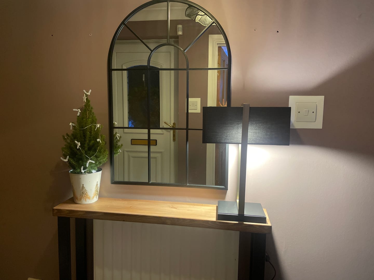 Customer photo review of Rustic Console Table  | 20cm Depth