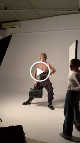 Customer video review of Dark Pleats Casual Harem Pants