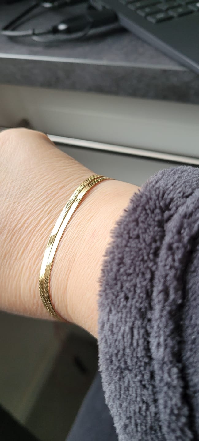 Customer photo review of Lily Double Bracelet